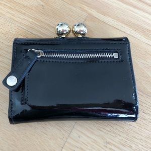 New Ted Baker Black patent wallet